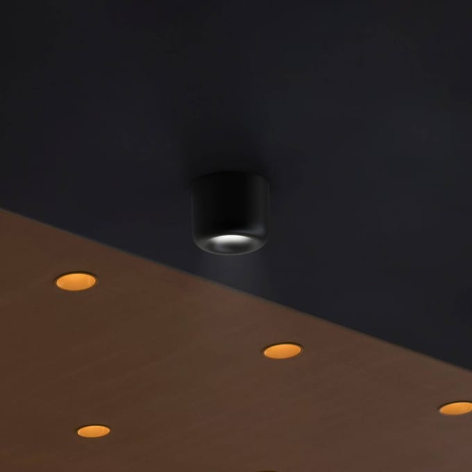 Serien Lighting serien.lighting Holle plafond L, zwart