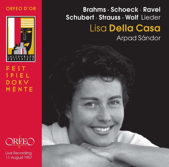 Lisa Della Casa & Arpad Sándor - Lieder: Schubert, Brahms, Schoeck, Ravel, Strauss, Wolf (CD) (Remastered)