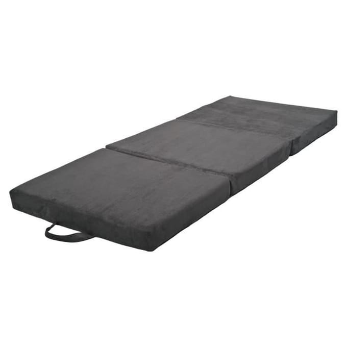 Matelas matelas pliable invité 200x80x10 cm gris