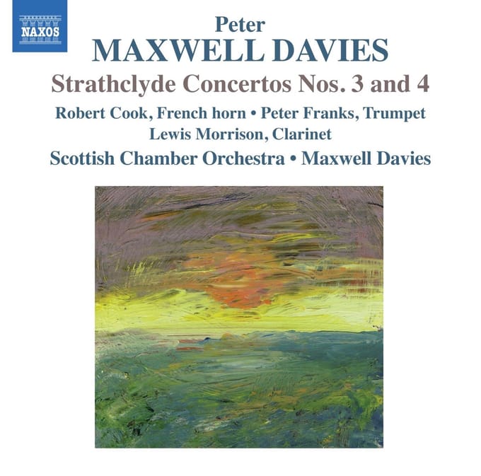 Robert Cook, Peter Franks, Lewis Morrison, Scottish Chamber Orchestra, Peter Maxwell Davies - Davies: Strathclyde Concertos Nos. 3 & 4 (CD)