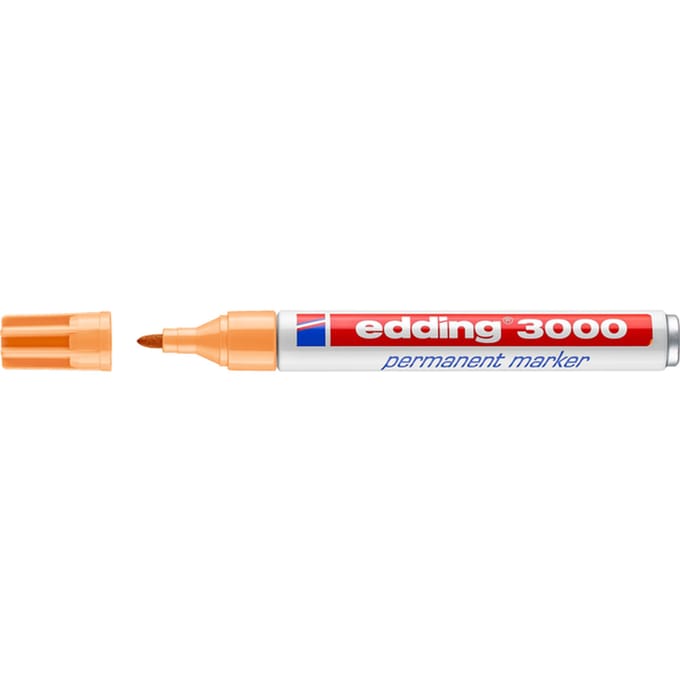 Viltstift edding 3000 rond lichtoranje 1.5-3mm