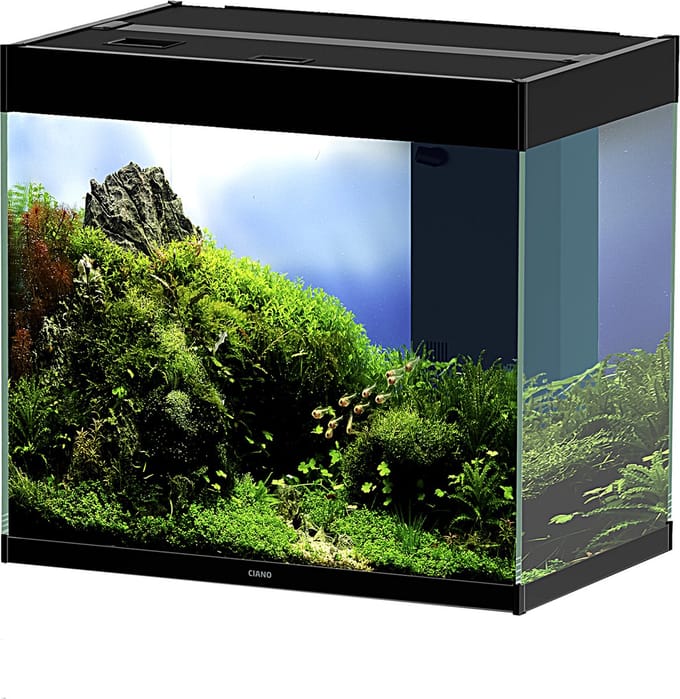 Ciano Emotions pro 40 | 52L | 39,8x39,8x43CM Zwart Aquarium complete set
