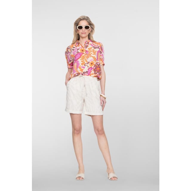 Geisha blouse 63499-20 250 orange/pink/sand