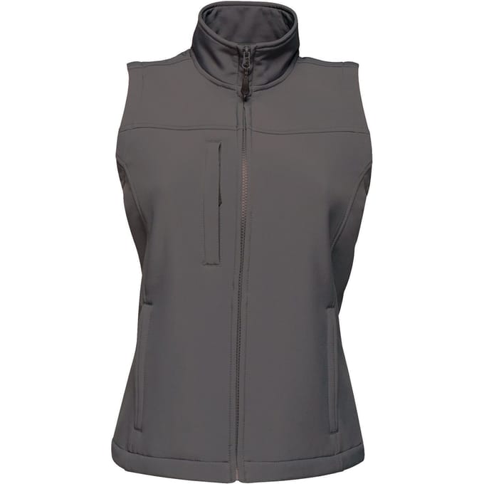Regatta Dames/dames Flux Soft Shell Bodywarmer (Zeehond Grijs/Seal Grijs)