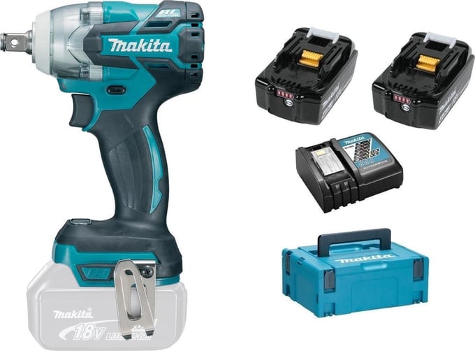 Makita DTW280RMJ Blau/Schwarz Akku-Schlagschrauber