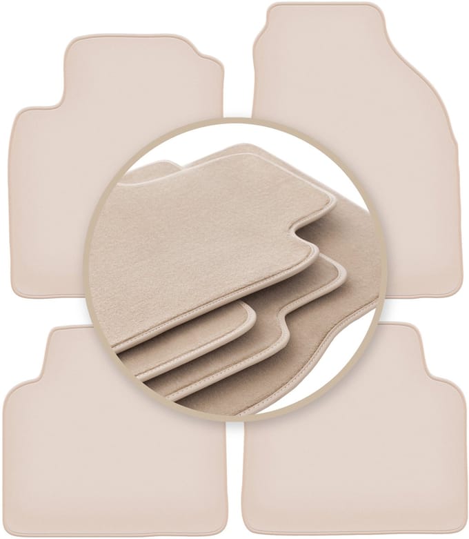 PREMIUM beige vloermatten voor: Hyundai Matrix minivan 2001-2010