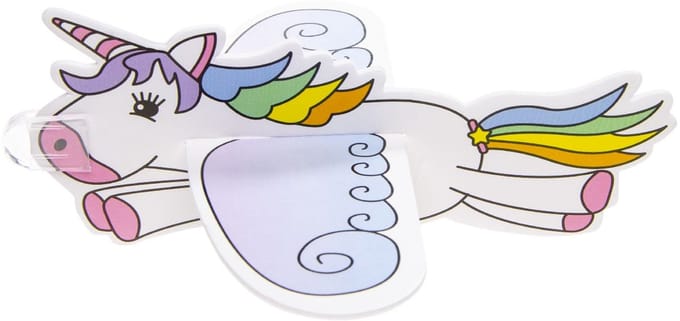 Unicorn Glider | Vliegende Eenhoorn 22 X 7 Cm | 48 stuks