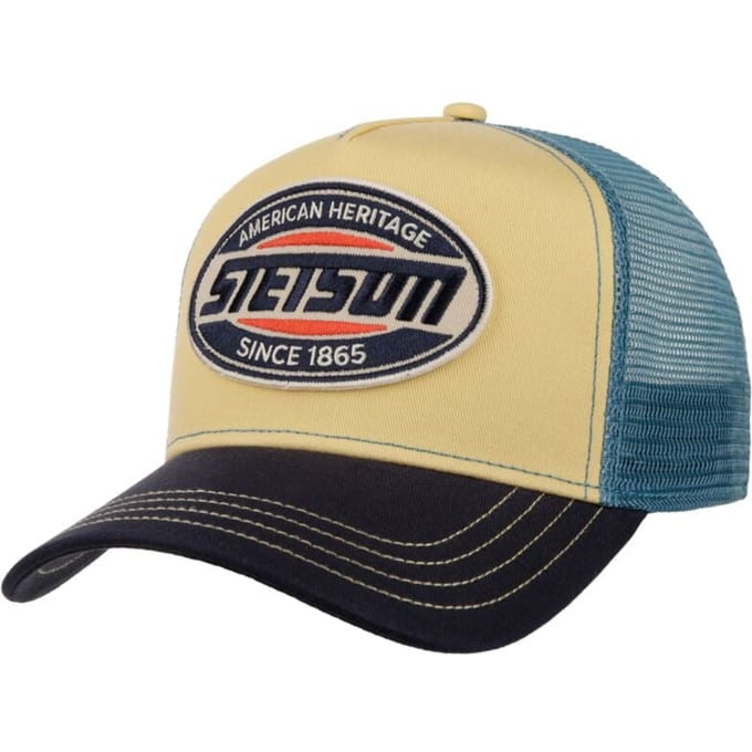 Stetson Cap - Trucker Cap High Speed - zwart-geel
