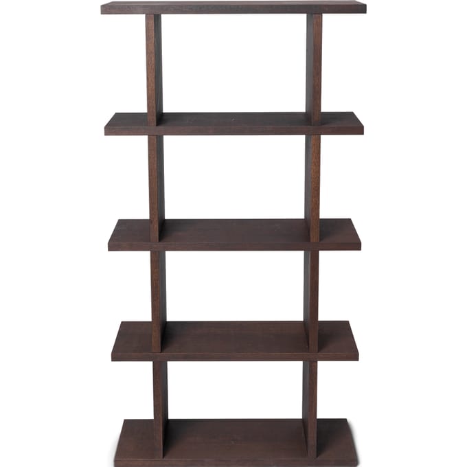 Ferm Living Kona boekenplank - dark stained - 1 x 4