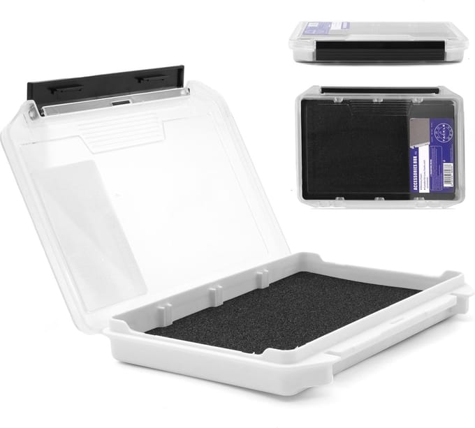 Eurocatch - Pro Tackle - LureBox 20W - Tacklebox - Incl. Foam - Indeelbaar - Viskoffer - Transparant - Sorteerdoos