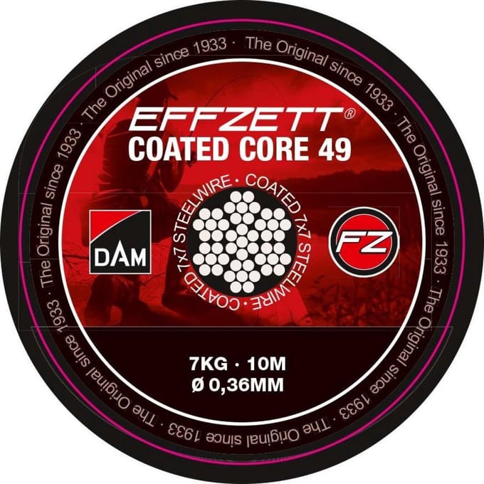 Dam Effzett Coated Core49 Steeltrace | 10m 0.36mm | 7kg