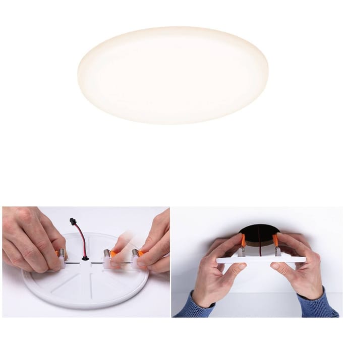 Paulmann 92388 EB Panel Veluna VariFit LED-inbouwlamp LED LED vast ingebouwd 10 W Satijn