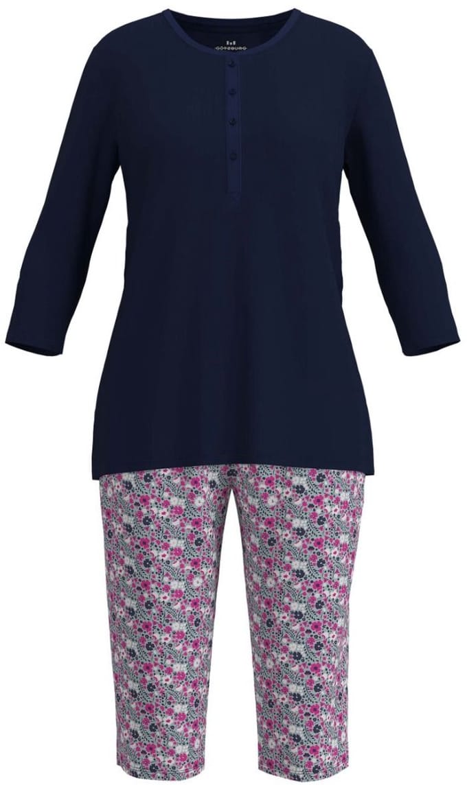 Gotzburg dames Capri Pyjama 250279 625 Blau-46