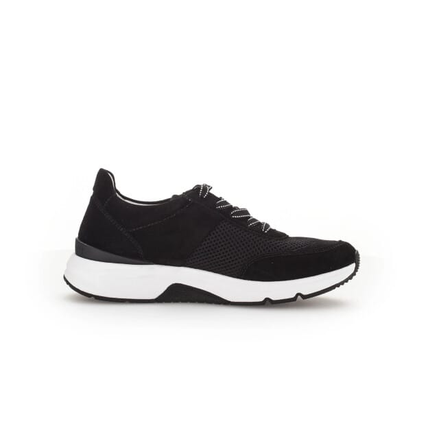 Gabor rollingsoft sensitive 46.897.37 - dames rollende wandelsneaker - Zwart - maat 37 (EU) 4 (UK)