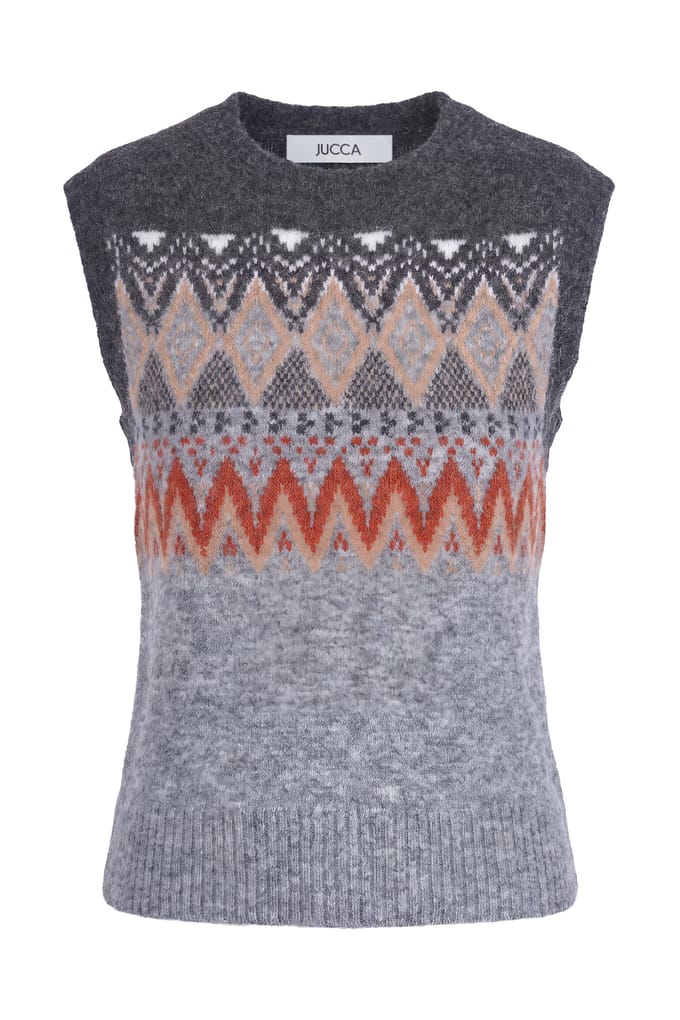 Jucca - vest - 480435 - Fantasia Grigio