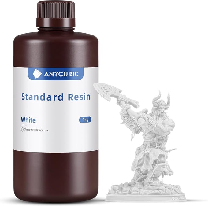 Anycubic SLA 3D printer UV resin 1 liter - Wit