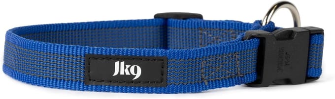 Halsband voor Honden 20 mm (27-42 cm) in Blauw-Grijs