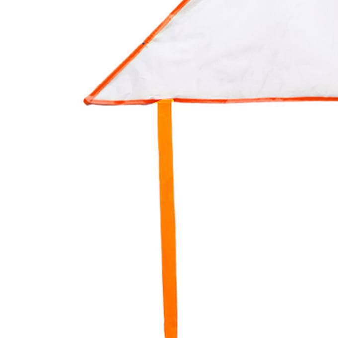 Blanke Driehoeksvlieger DIY Kinderen Doodle Kleurplaat Vlieger Buiten Vlieger Maakpakket voor white