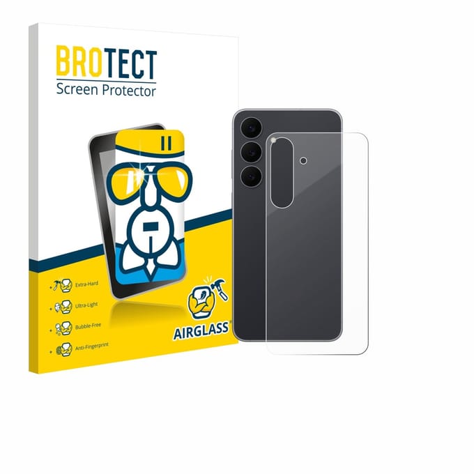 Screenprotector voor Samsung Galaxy S25 FE Enterprise Edition (Achterkant) Beschermglas transparant