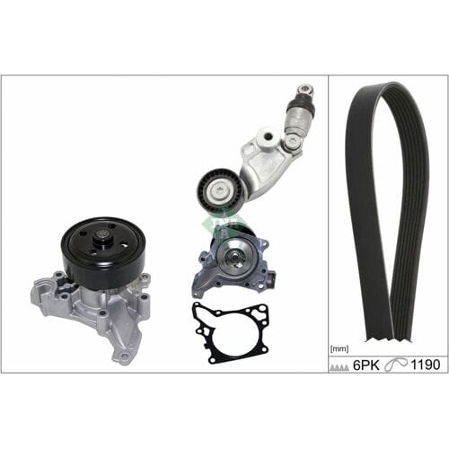 Schaeffler Ina Waterpomp + V-riemset INA 529 0119 30