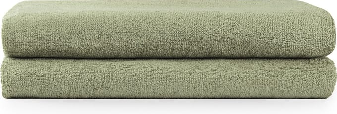 Blumtal Terry Handdoeken Set - 2 x Baddoek - 70 x 140 cm - Pastel Groen