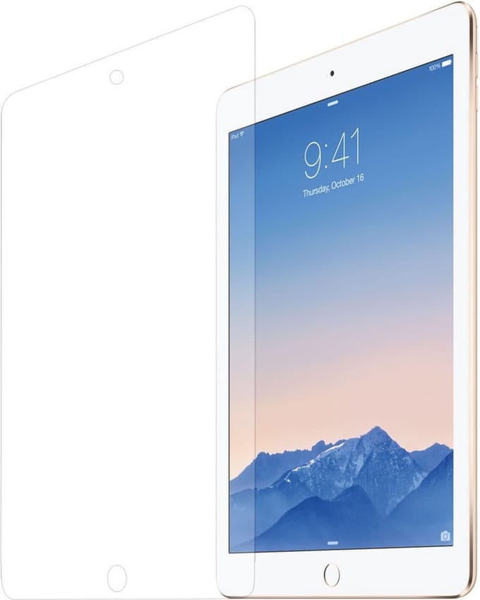 Peachy Tempered Glass Protector geschikt voor iPad 2017 2018 Gehard Glas