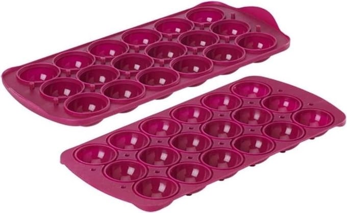 Metaltex Cakevorm 18 Cupcakes 34 X 14,5 Cm Violet 2-delig