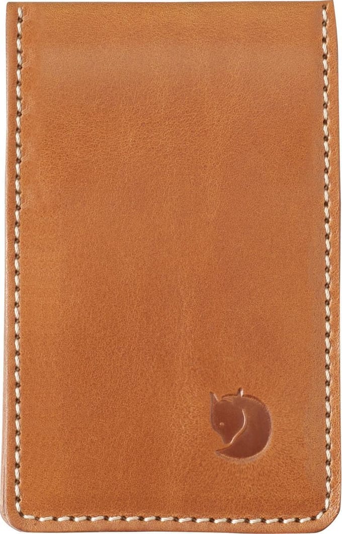 Fjallraven Ovik Card Holder Portemonnee - Leather Cognac