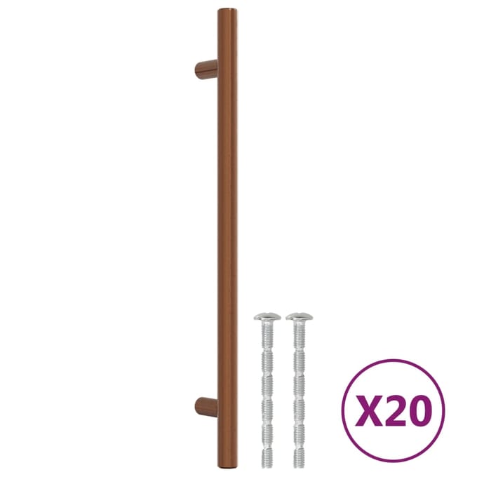 vidaXL - Handvatten - 20 - st - 192 - mm - roestvrij - staal - bronskleurig