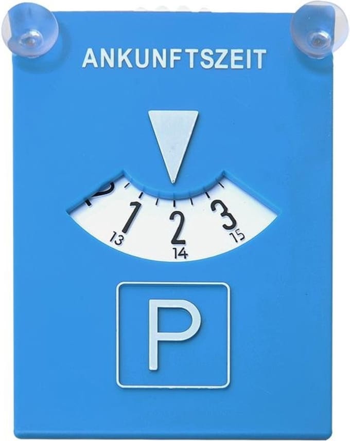ProPlus Parkeerschijf met zuignap - Duits - 15 x 11 cm - Blauw