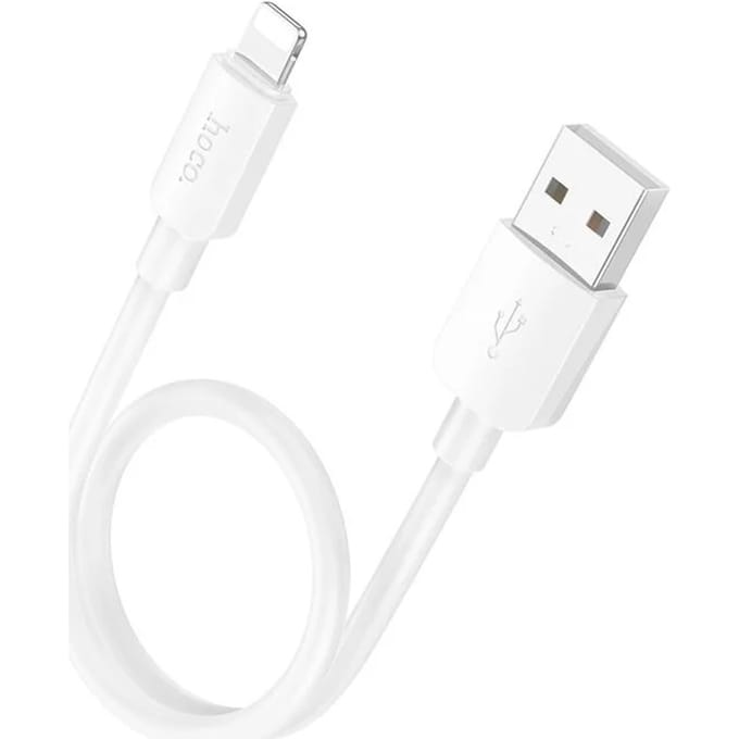 Hoco X96 12W Fast Charge PD USB naar Lightning Laadkabel 0.25M Wit
