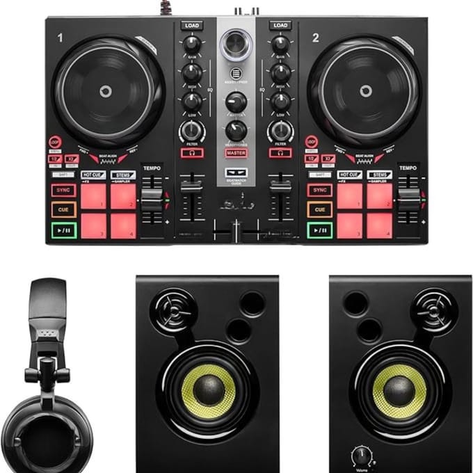 MMP® DJ Set Kinderen - DJ Set - Zwart - 53cm x 29cm x 28cm