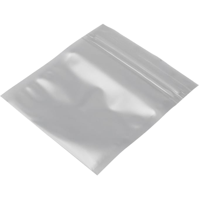 100 stuks/lot Antistatische opslagverpakkingszak Zip Lock Hersluitbaar zakje voor elektronische componenten white