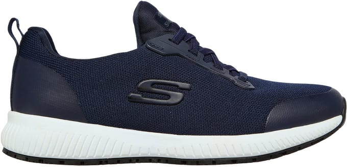 Skechers Dames Squad Slipbestendige Veterschoenen voor Veiligheid