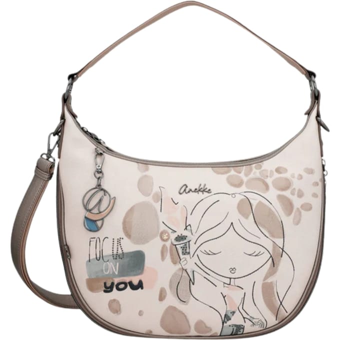 Anekke schoudertas Muse Olympia Shoulder Bag Multicolor beige