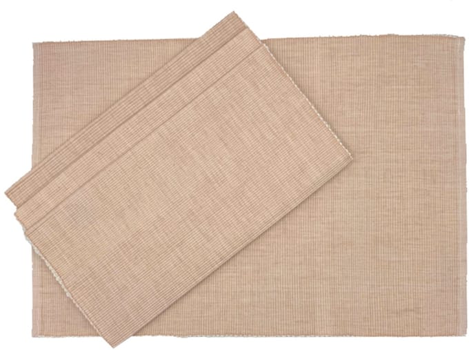 Fina placemat salmon - set van 4