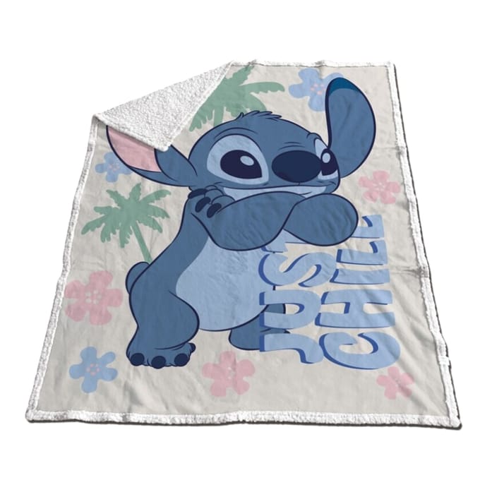 Stitch just chill fleece plaid 130 x 170 cm - polyester