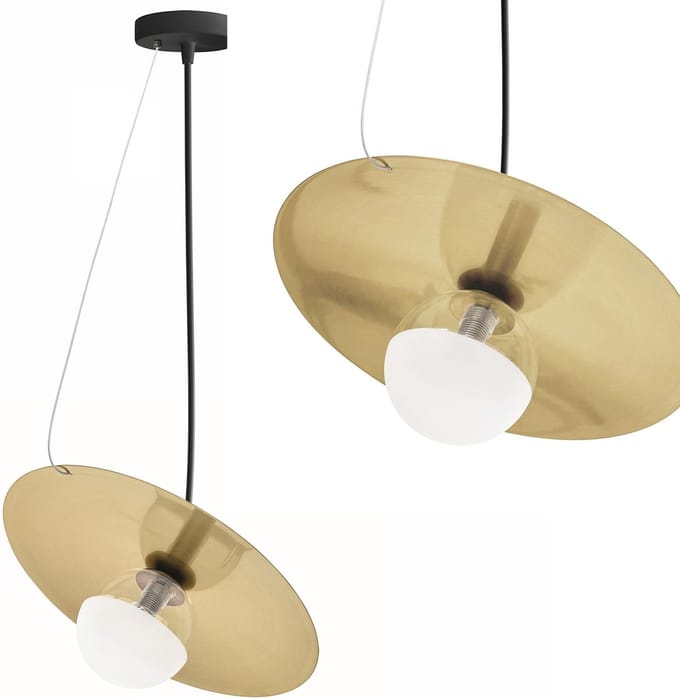 Toolight App1417-Cp Hanglamp Zwart 30X30X1Cm