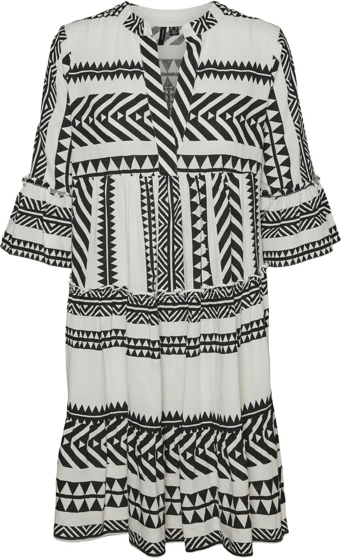 Vero Moda Dicthe 3/4 Woven Jurk Vrouwen - Maat M