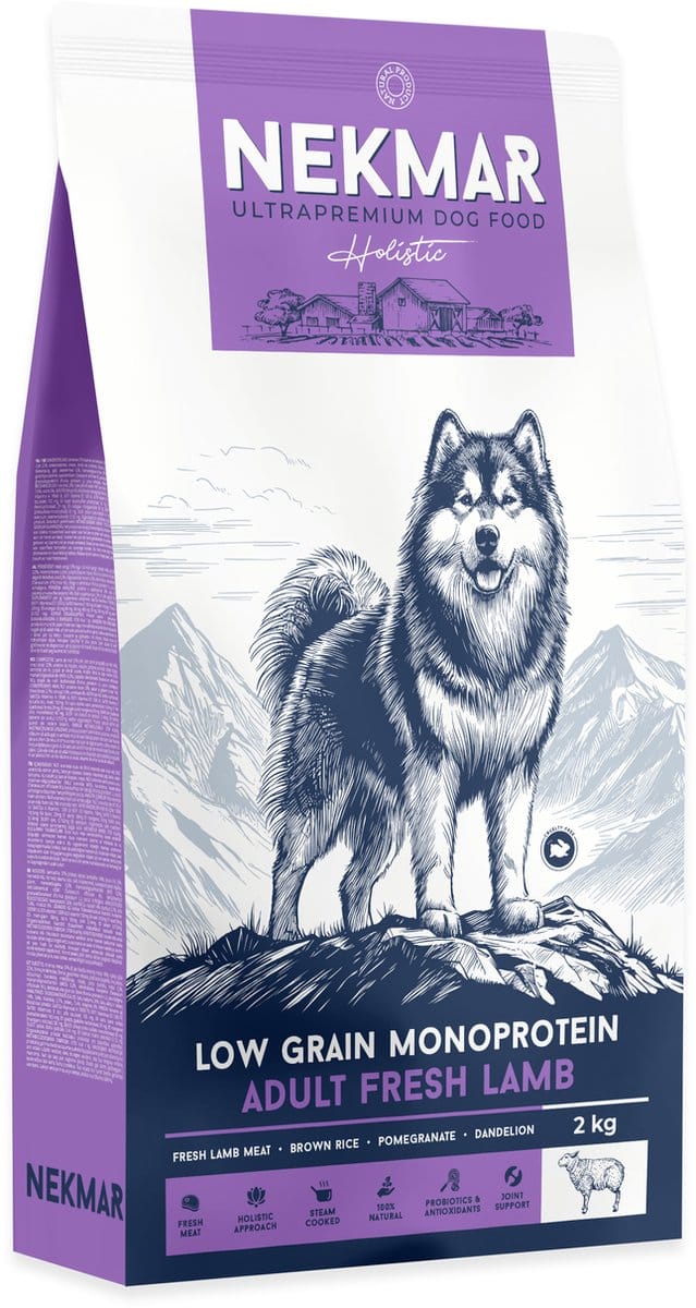 Nekmar Low Grain - Adult - Fresh Lamb 2 Kg
