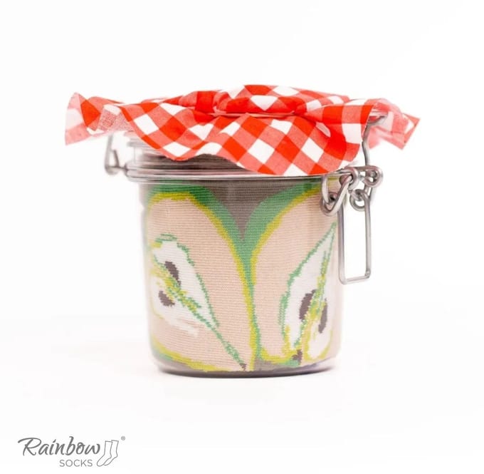 Rainbow Socks - Voegsel Sokken - Aardbei en Peer - Sloep Verpakking - Kleurvol