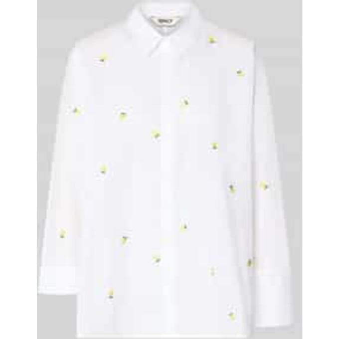 Relaxed fit overhemdblouse van puur katoen model 'NEW LINA GRACE'