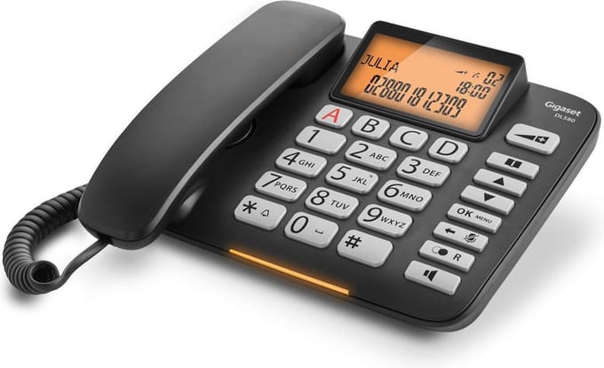 Gigaset DL580 - Vaste telefoon - Antraciet