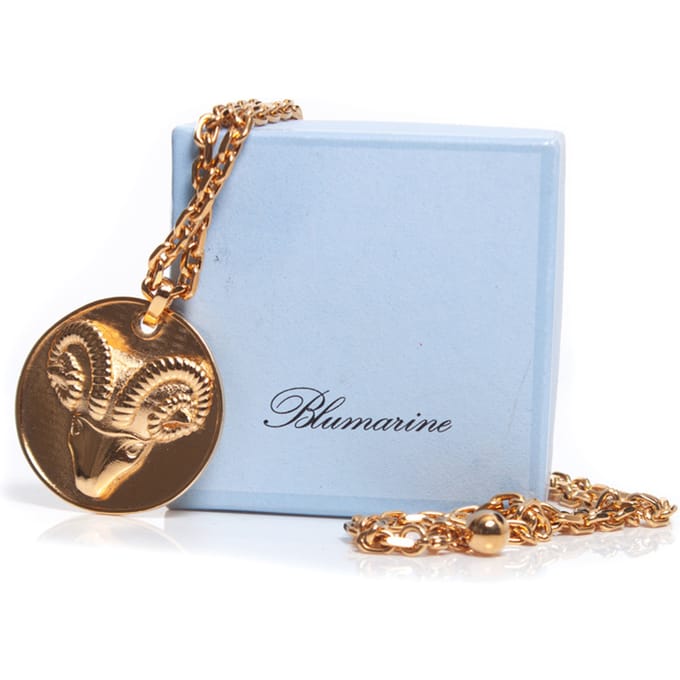 Blumarine Gold Ram muntketting