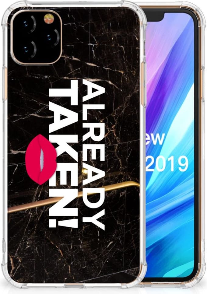 Apple iPhone 11 Pro Max Telefoonhoesje met tekst Already Taken Black