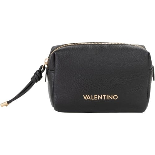 VALENTINO accessoiretas Saphira Soft Cosmetic Case Nero zwart