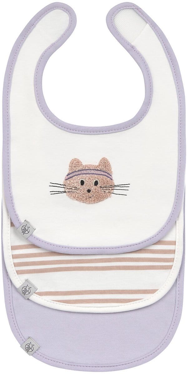 Lässig Tiny Team Cat Newborn Slab – 3 Stuks – Paars