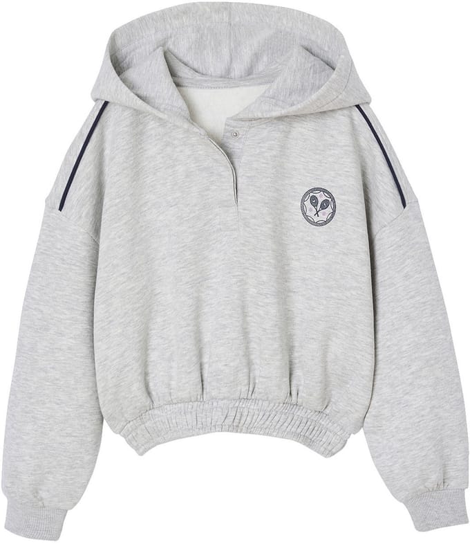 Vertbaudet Korte sportieve sweater met capuchon voor meisjes