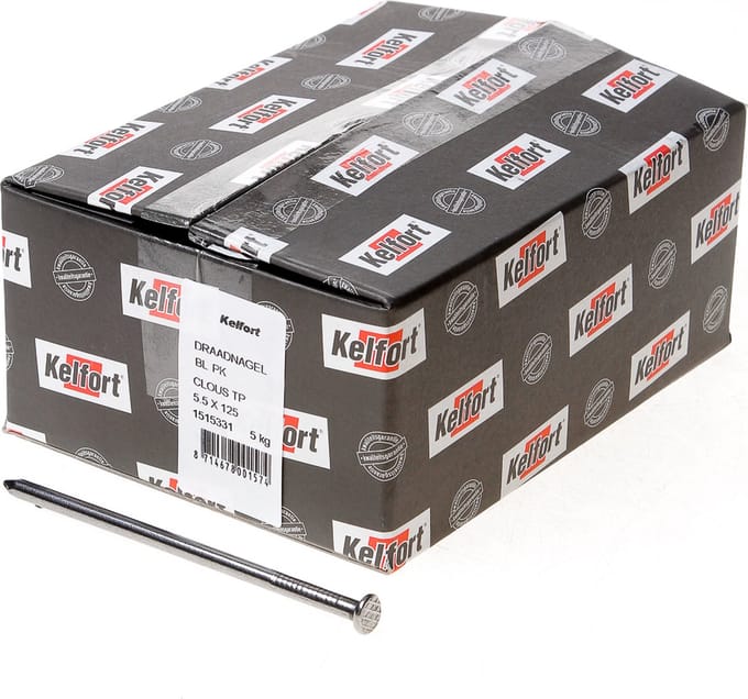 Van der Loo Draadnagel platkop gegalvaniseerd 6 x 160mm 5kg