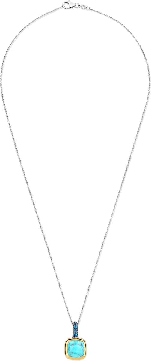 TI SENTO Dames Hanger - 925 zilver - Turquoise - 6829TQ